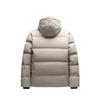 Anta Comfortable Breathable Versatile Hooded Zipper Down Jacket Men Outerwear Light-Chestnut-Gray 152517921R-1