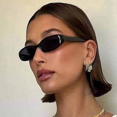 New Women Small Frame Oval Sunglasses Vintage Designer UV400 Sun Glasses Female Fashion Shades Eyewear