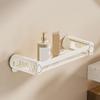 Wall Mounted Shampoo Storage Rack Punch Free Cosmetics Storage Rack Toilet Shampoo Holder  Kitchen