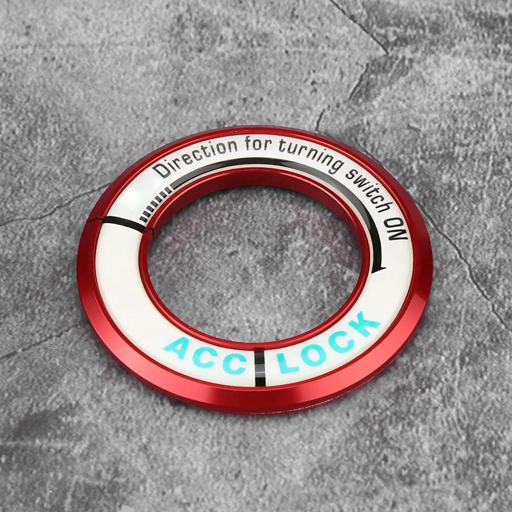 EBTOOLS Car Ignition Switch Decoration Ring Circle Keyhole Cover Trim for Excelle XT GT