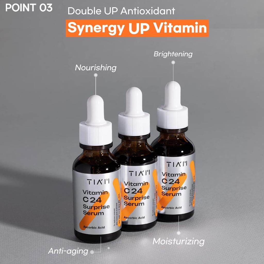 TIAM Vitamin C24 sérum překvapení (30 ml 1,01 fl oz.) Péče o pleť obličeje