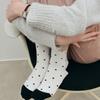 LOEIL Basic Dot Socks - Ivory