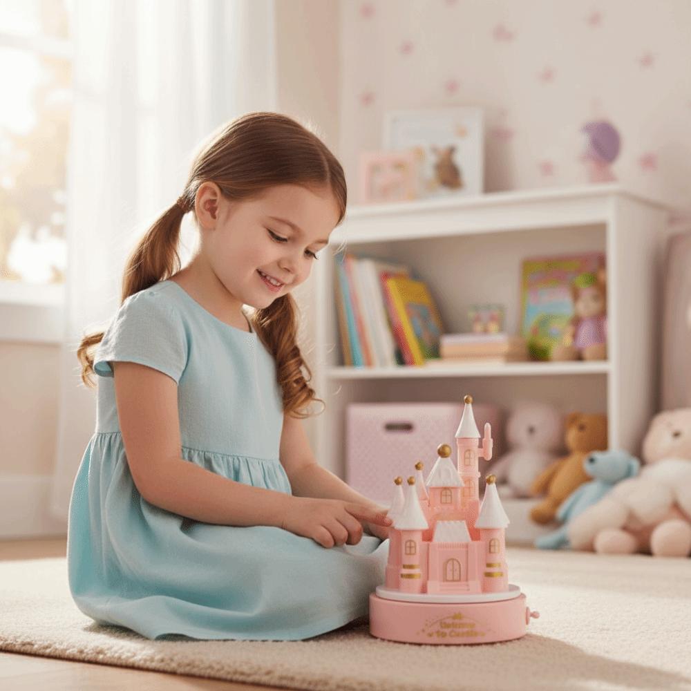 Exquisite Rotating Music Box Romantic Style Birthday Music Box  Birthday Gifts