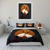 Crane Art Decor Set Soft Comfortable Duvet Cover Bedding Set Included 1*Duvet Cover & 2*Pillowcases, Gift