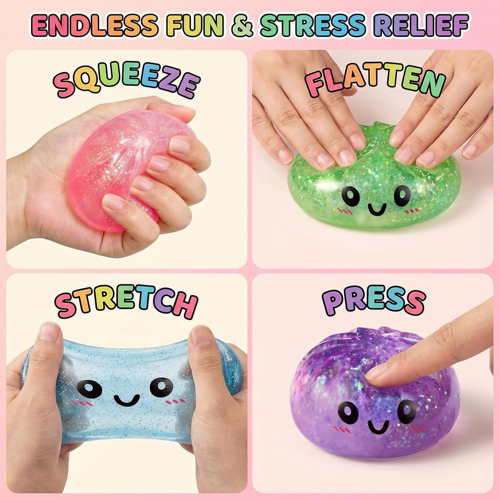 Aesthetic Glitter Dumpling: Solid Maltose Stress Reliever, Realistic Food Ornament, Trendy Adult Hobby Fidget Toy, New Gift