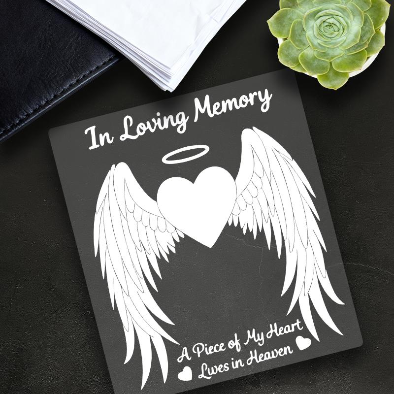 1pc In Loving Memory Motorcycle Stickers Waterproof for Motorcycle Fairings Tailbox Car Windows Scooters Universal Vinyl Decals