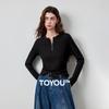 Women's 5A Antibacterial Slim-Fit Long-Sleeve Base Layer T-Shirt
