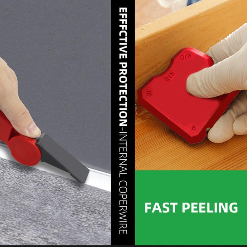 Silicone Caulking Remover Grout Removal Sealant Scraper Tool Sealant Finishing Tool for Bathroom Kitchen Floor Window