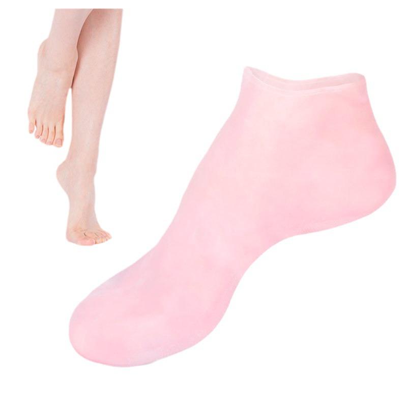 127g Exfoliating & Rejuvenating Silicone Foot Care Socks - Thickened SEBS, Elastic Protection for Smooth Skin