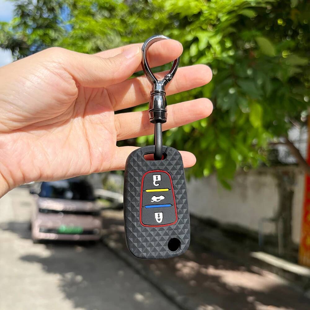 Keychain Key Case Cover For Kia Kn Sportage R Stinger Sorento Ceed Cerato Forte Niro Soul Telluride Gtline Silicone Accessories