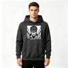 Men's Anime Warrior Print Pullover Hoodie Casual Long Sleeve Hooded Sweatshirt for Adults