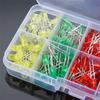 200pcs Red Green DIY Kit Set Yellow Lamp Ultra Bright Light Bead 3 Mm LED Diode Kit 5mm
