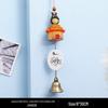 Totoro Ceramic Wind Chime Ornament - Cute Japanese Wall Decor for Girls' Bedroom