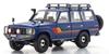 Kyosho Original Scale Toyota Land Cruiser 60 Blue with Optional Parts 1/18 (Finished Product)