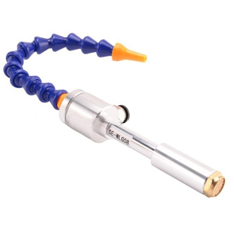 Industrial Aluminum Alloy Vortexs Cooling Tube 7 Bar 520Btu Dry Airflows Machine With Magnetic Base for Welding Drilling