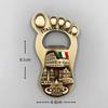 The Sultanate of Oman Refrigerator Stickers Italy Rome Bottle Opener China Shanghai Danmark Metal Fridge Magnets Wedding Gifts