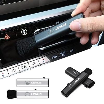 1 Pcs Car Retractable Cleaning Brush Air Conditioner Computer Cleaning Brush For RX330 IS250 ES300h UX GX470 LX570 LS430