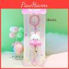 Jinnew Whimsical Baby Club Cartoon Rattle Keyring In Adorable Bear Panda Bunny Colors Dog