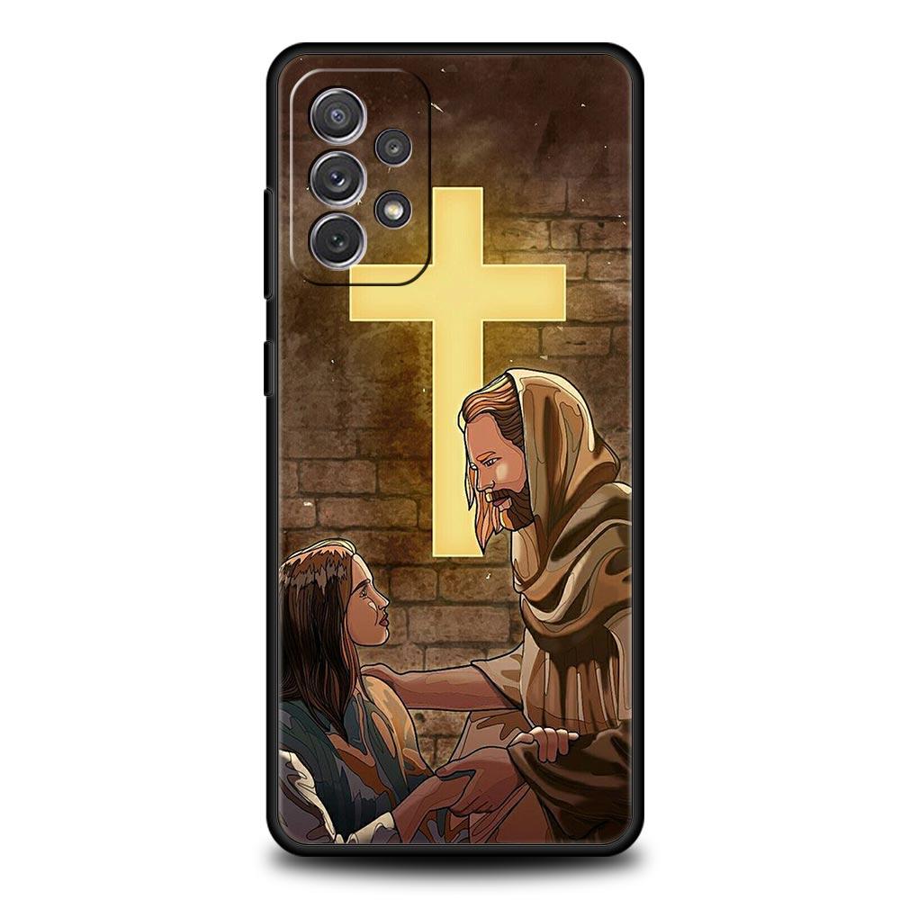 

New Faith Christian Religious Jesus For Samsung A51 A71 A21S A12 A11 A31 A41 A01 A03s A52 A32 A22 A13 A23 A33 A53 A73 5G Case Samsung A51
