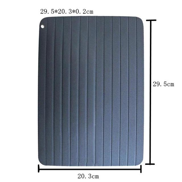 1ks podnos pro rychlé rozmrazování Rychlé rozmrazování Mražené potraviny Maso Ovoce Talíř pro rychlé rozmrazování Talíř pro rozmrazování Rozmrazovací podnos Rozmrazování Master Kitchen Gadgets