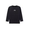 Li Ning X Hajime Sorayama Collaboration Mechanical Torch Hand Print Loose Fit Round Neck Long Sleeve T-Shirt Men Tops Black AHSRC09-2