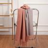 Women's Double-sided Wool Cashmere Scarf Shawl: New High-end Autumn/Winter 2026 Style