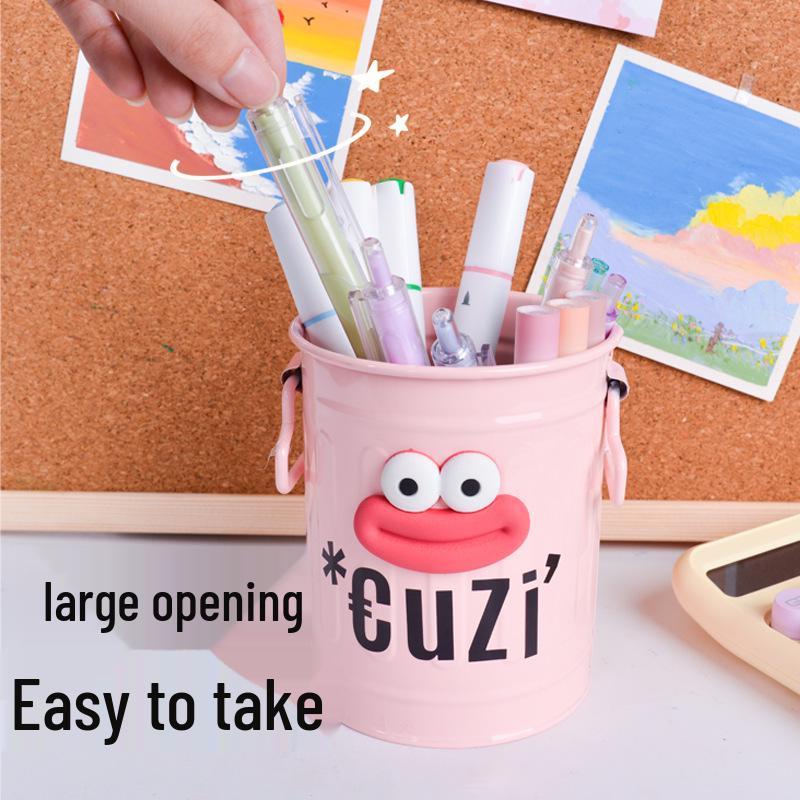 Quirky Cartoon Pen Holder – Large Capacity Cute and Creative Storage for Student and Office Stationery