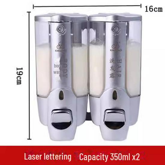 Wall-Mounted Bathroom Soap & Shampoo Dispenser