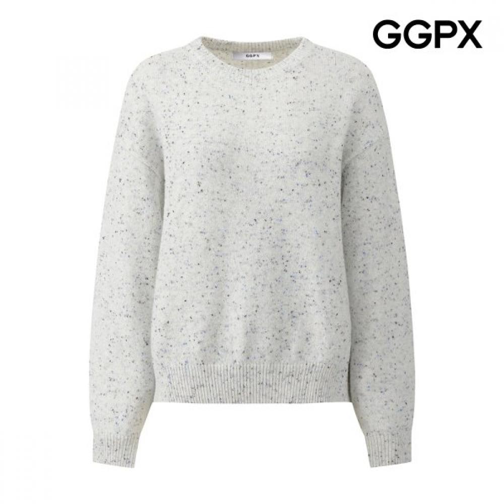 Ggpx New York Round Neck Wool Cozy Knit Gq1kp017f Pink/F