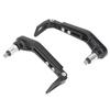 18?22mm Bremse Clutch Spak Beskyttelse Styrebeskytter 90 grader Justerbar Klo Svart Universal for