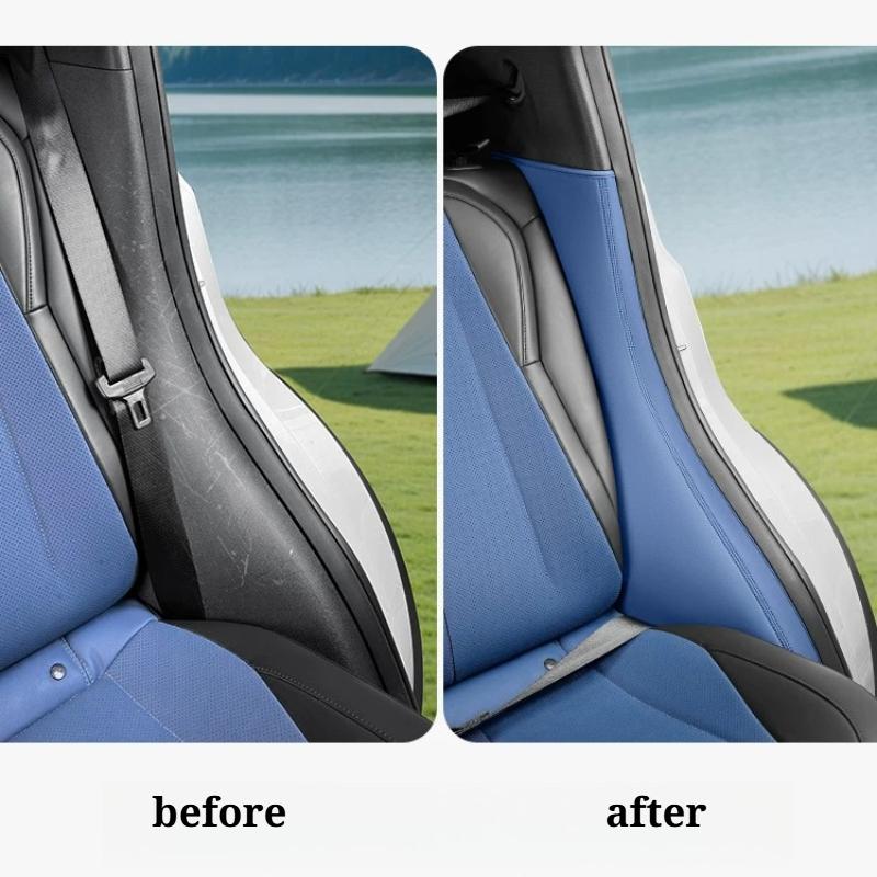 For BYD Seagull Dolphin Mini Dolphin Surf Atto 1 2023-2026 Rear Seat Side Leather Protector Pads Anti-Scratch Trim Covers 2PCS