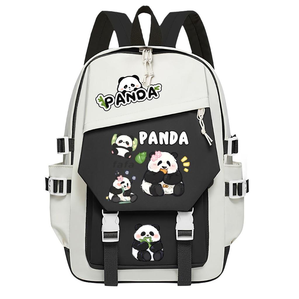 Panda Huahua Large Capacity Lightweight Casual Backpack High Value Simple Student School Bag