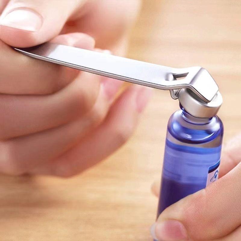 Stainless Steel Oral Liquid Vial Opener Nurse Doctor Tool Portable Ampule Bottle Opener Can Opener Kitchen Accessories