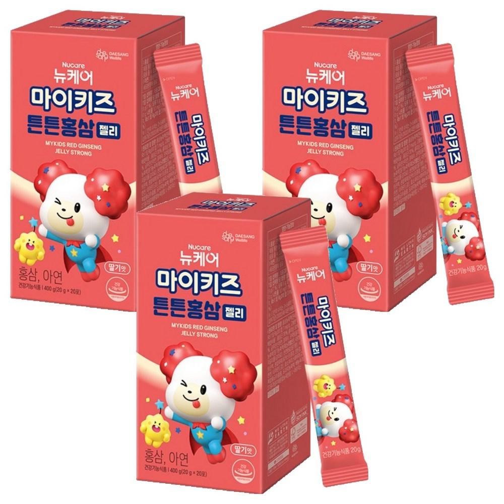 My Kids Strong Red Ginseng Jelly 20 Servings (3 pcs)