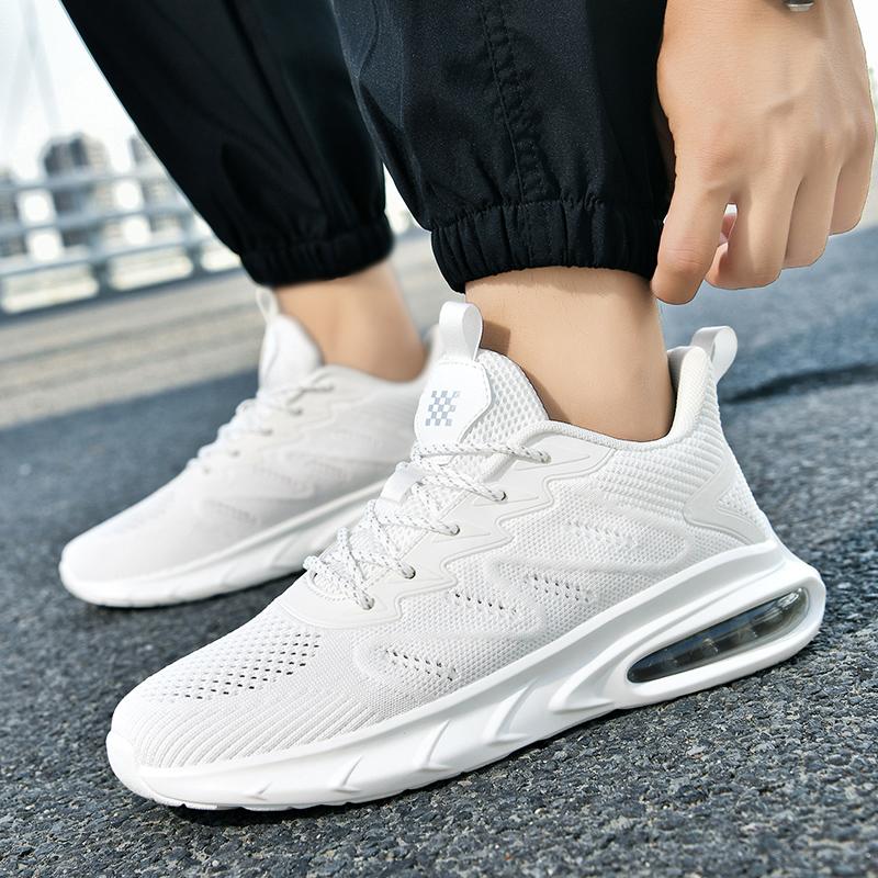 Fashion Running Shoes Shock-absorbing Sneakers 48 Mens Shoes Air Cushion Trendy Breathable Soft Sole Mens Casual Sports Shoes Shoes