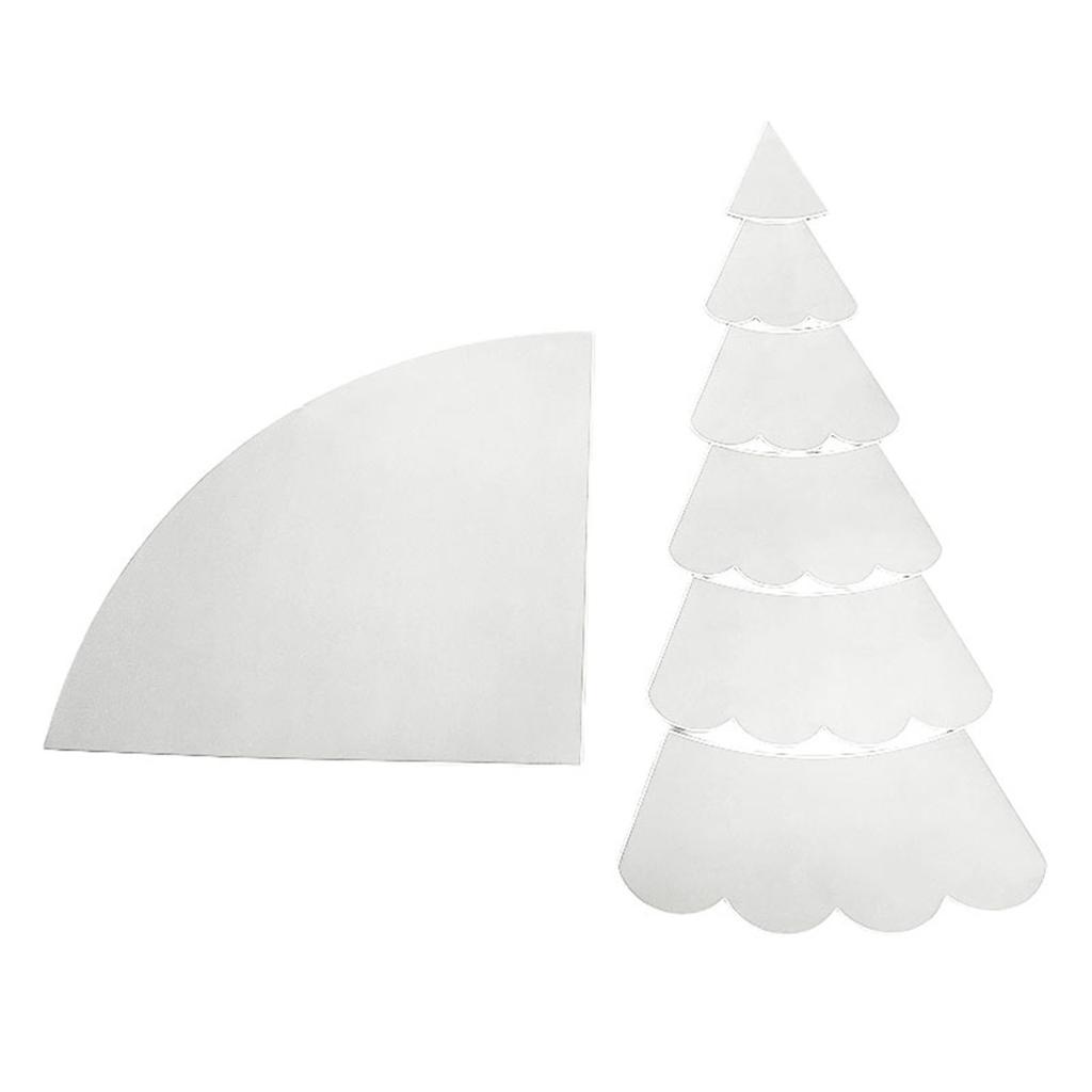 Handmade Christmas Tree Quilting Template Set Multifunctional Acrylic DIY Sewing Ruler Practical Sewing Pattern Tools Quilting