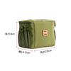 TOURBON Small Insulated Lunch Soft Nylon Multiple Exterior Crossbody or Bike Abrasion Water Perfect for and Outdoor Activities 6.8L Bag, Fabric,