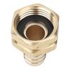 Reliable Brass Garden Hose Adapters 2 Piece Set with Barb and GHT Connections