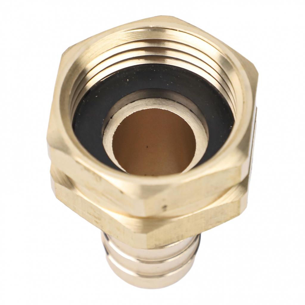 Reliable Brass Garden Hose Adapters 2 Piece Set with Barb and GHT Connections