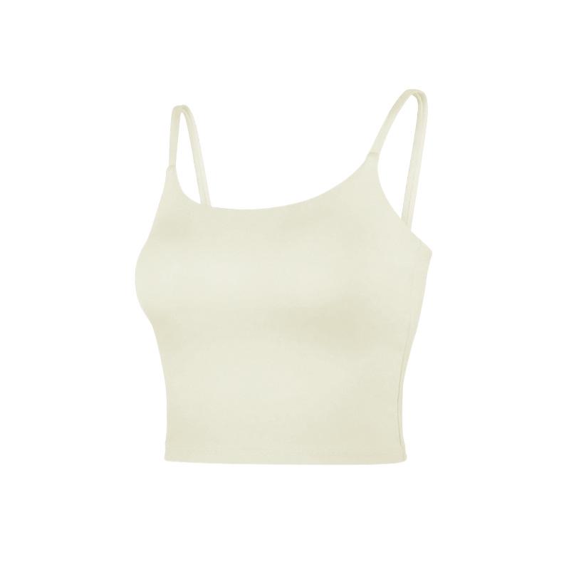 

Новый спортивный бюстгальтер без косточек с фиксированными чашками и перекрещенными бретелями S