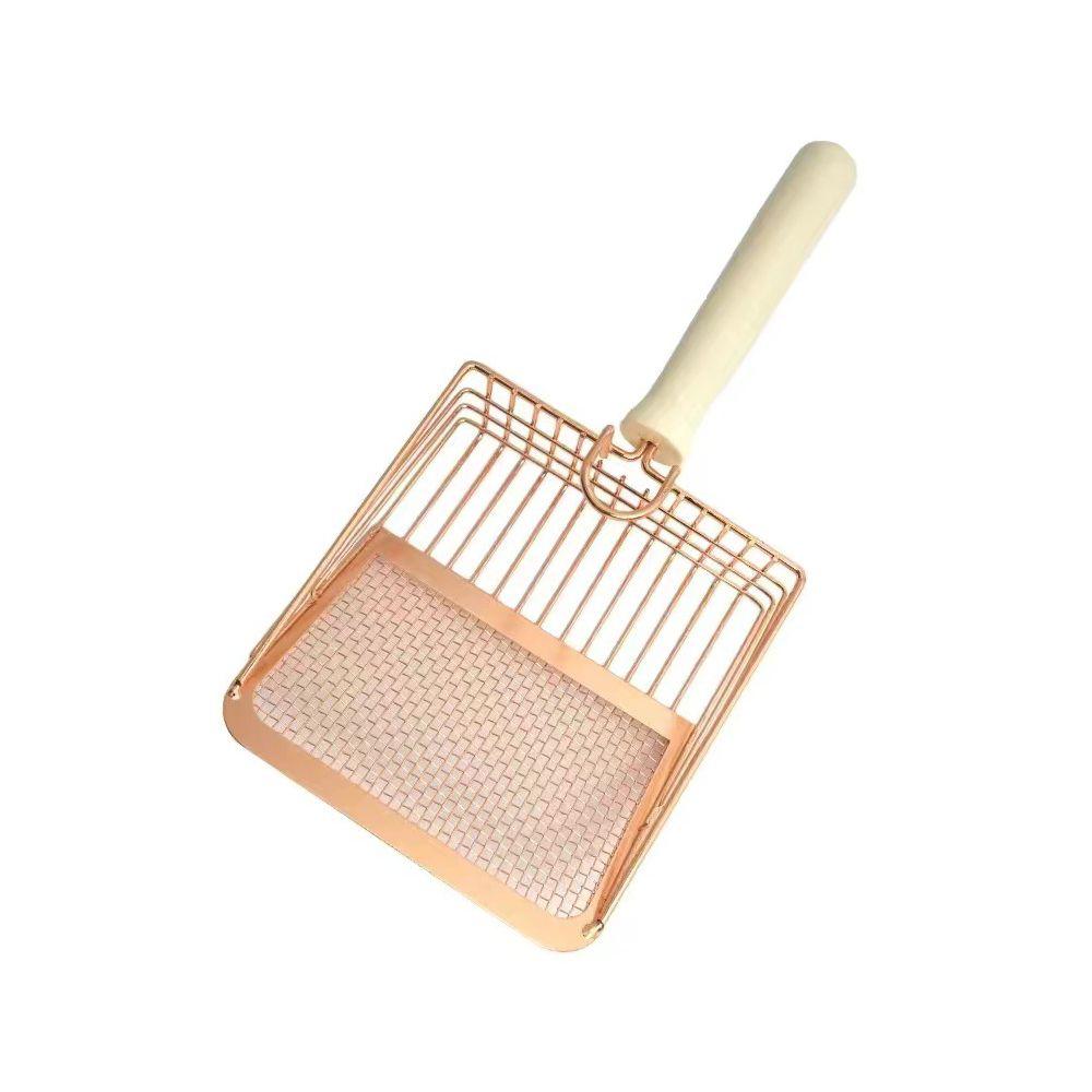 With Wooden Handle Cat Litter Scoop Non-Stick Cat Cleaning Tools High Quality Cat Poop Shovel