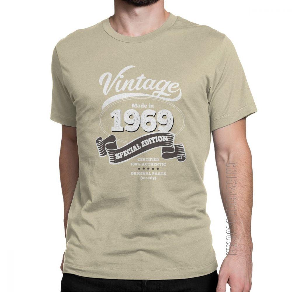 Unisex 1969 Birthday T Shirt Gift Vintage Special Edition T Shirts Crazy Crew Neck Designer Clothing Cotton Tee Shirt Plus Size