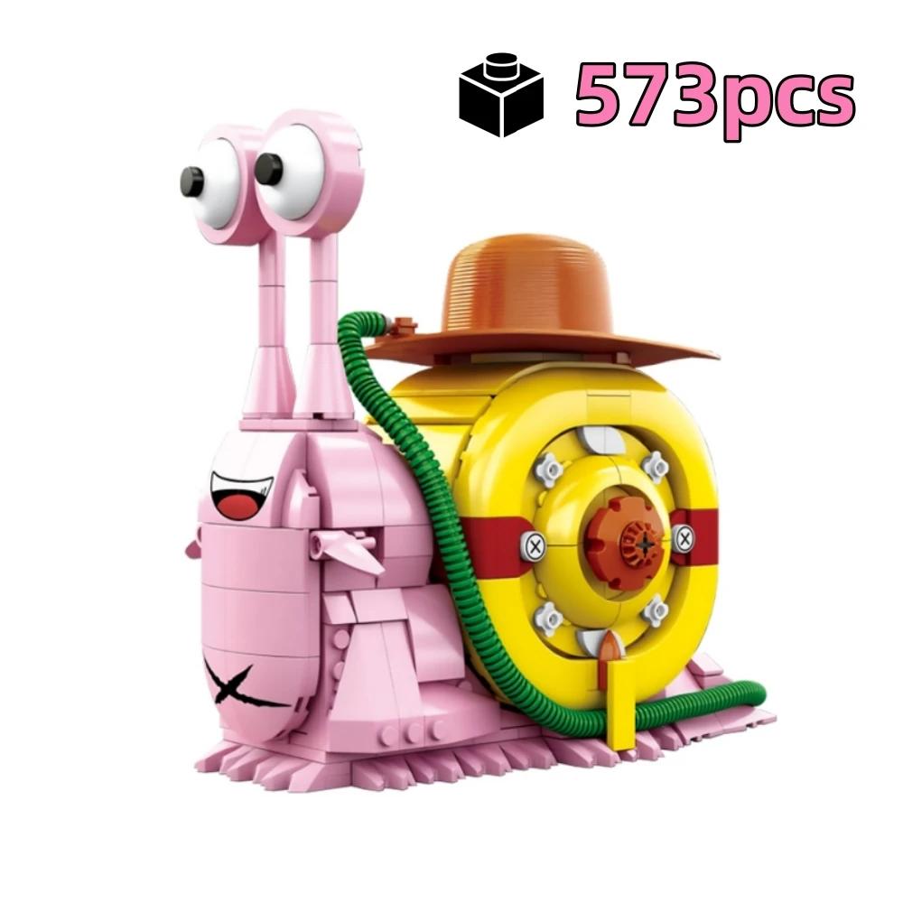 

Creative Play Snail Bug Building Up Modules Bricks Toysets Animal Model DIY tabletop decorations Perfect For Kid Birthday Celebration Halloween