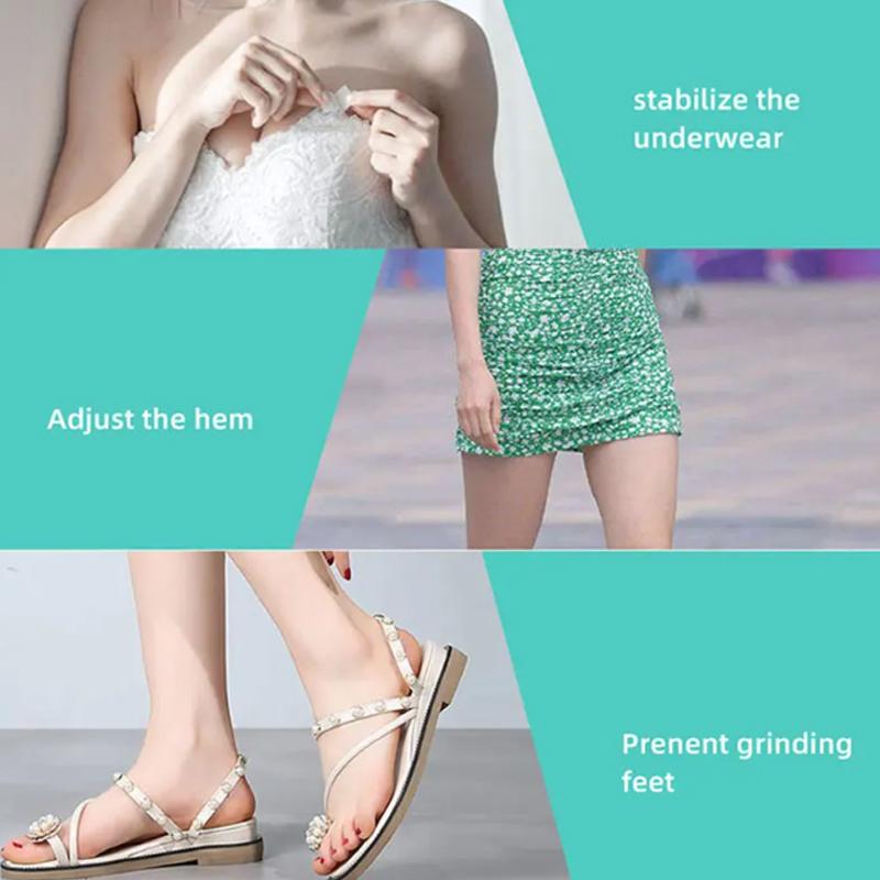 Anti-glare Sticker Shirt Invisible Transparent Double-sided Tape Shirt Neckline Fixing Artifact Anti-glare Patch