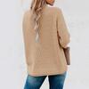 Autumn and Winter Sweater OL Temperament Pullover High Neck Loose Type Women's Knitwear