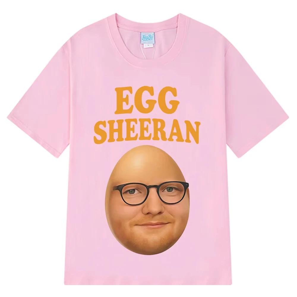 Camisetas Con Un Divertido Patrón Egg Sheran Mee Casual Camiseta De Manga Corta De Verano Y