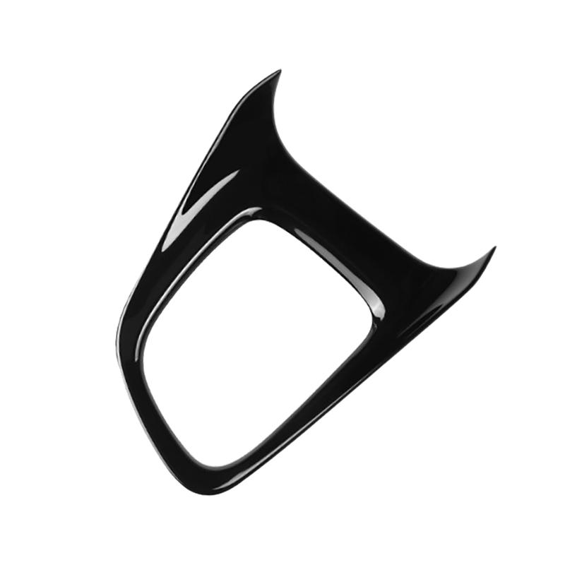 A87Q-Glossy Black Central Gear Shift Panel Control Panel Decal Interior Modification for Toyota Yaris Cross   RHD