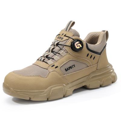 Rotating Button Unisex Safety Shoes Men for Work Sneakers Shoes Puncture-Proof Protective Women Shoes Steel Toe Work Footwear