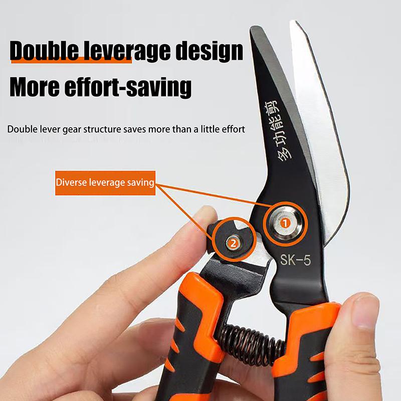 Aviation Scissor Snips Metal Sheet Snip Scissors Industrial Cutter Multipurpose Carpet Cutting Scissors
