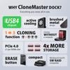 ADSA-M2C44 USB-C 4xNVMe M.2 40Gbps cooler